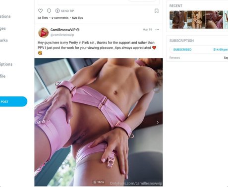 CamillesnowVIP naked pornstar galleries