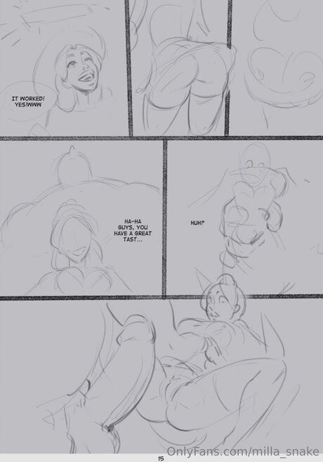 milla snake art pornstar img