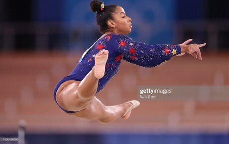 Jordan Chiles model pretty img