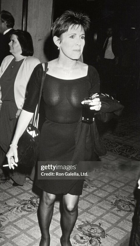 Carrie Fisher exclusive model pic