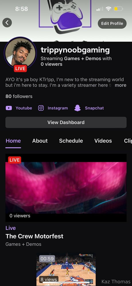 Kaz Thomas star erotic pics