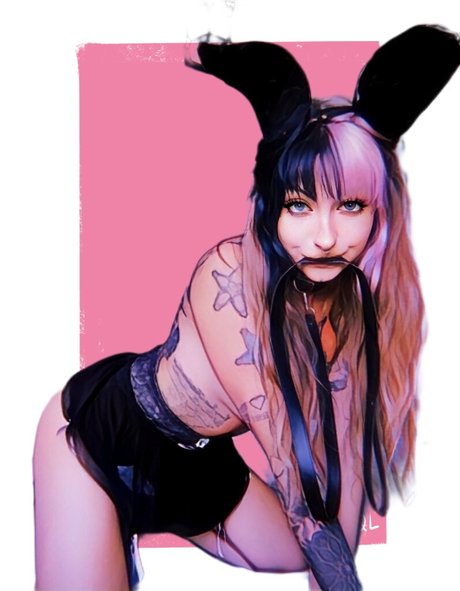 Blacklady rabbit star nude image