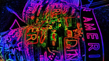 Neon and Nude hd pornstar img