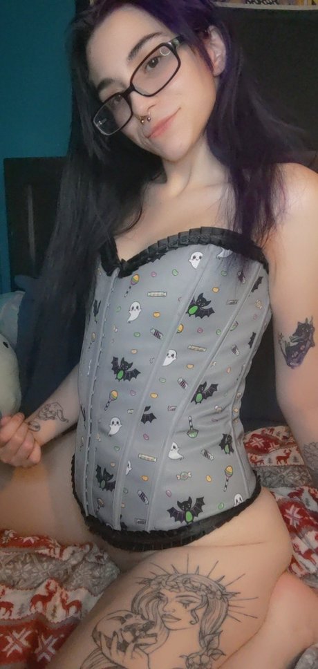 Satanic sweetheart model art image