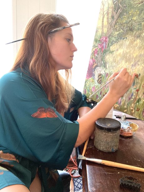 The Naked Artist_ model nudes pics