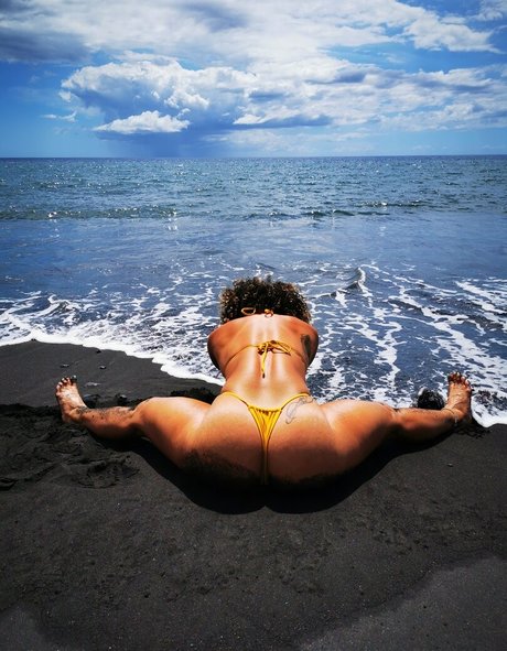 Soft Peach Yoga naked model images