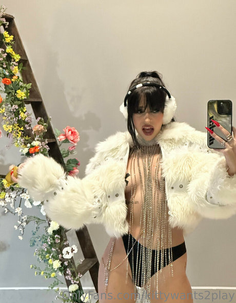 Disko kitty model beautiful photo