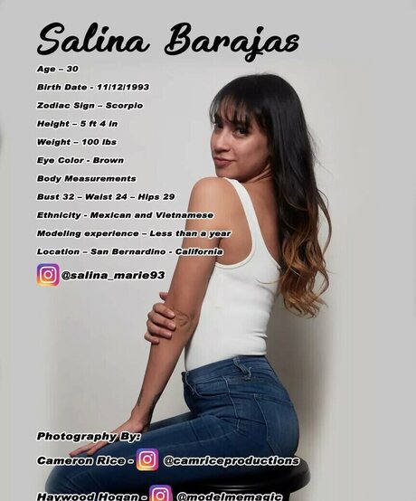 Salina Barajas model adult pic