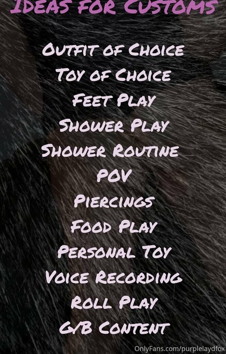 purplelaydfox star adult pic