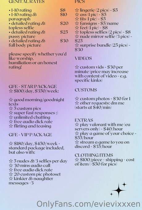 evievixxxen hot star picture