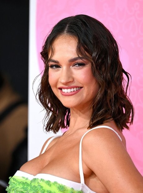 Lily James adult model archive