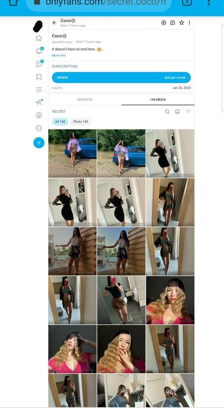 Coco s ASMR sexy star photos