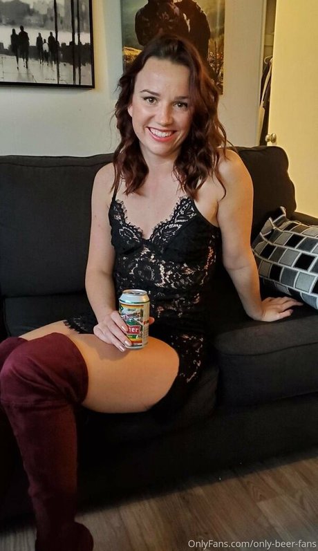 only beer fans hot model image