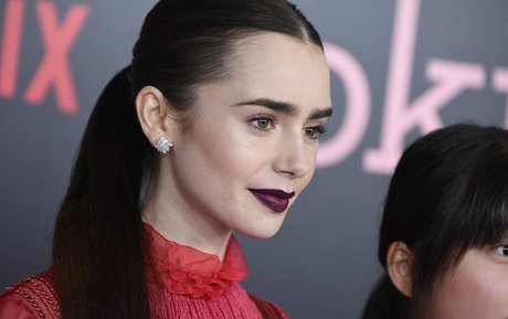 Lily Collins pornstar images