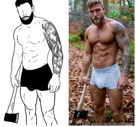 mattygilbert91 naked model img