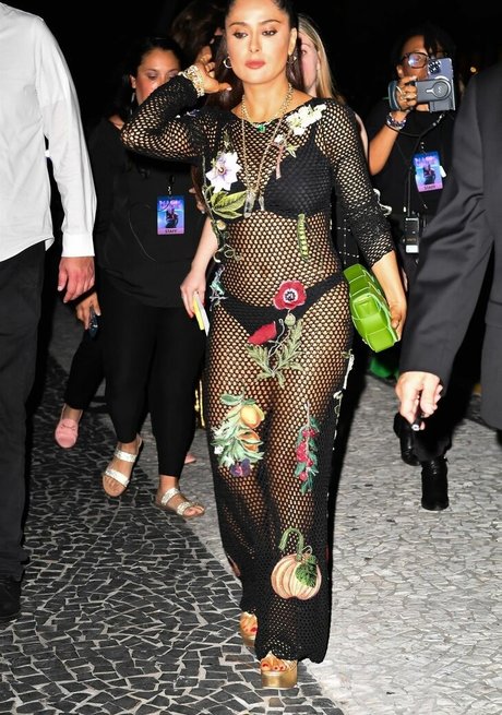 Selma Hayek model top photos