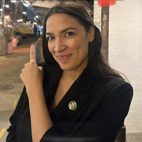 Alexandria Ocasio Cortez erotic model image