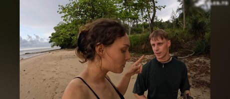 Sabrina Outdoor model hot pics