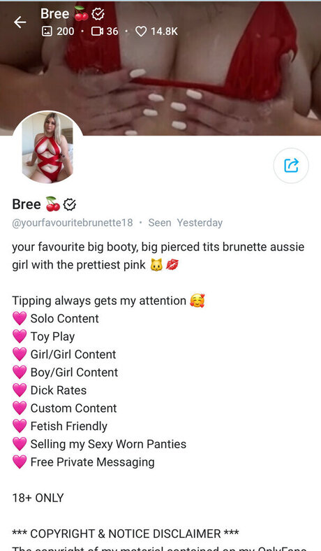 yourfavouritebrunette18 pornstar nude images