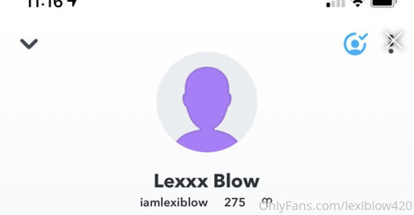 Lexiblow420 xxx model pic