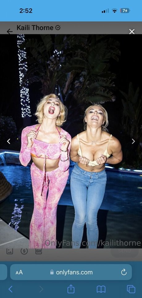 Kaili Thorne model naked image