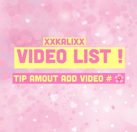 xxkalixx hot pornstar archive