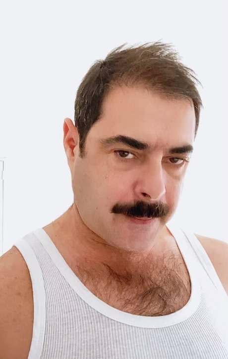 Daddy Moustache pornstar naked picture