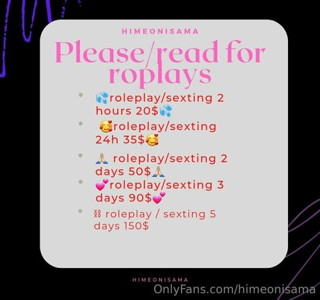 himeonisama star perfect images