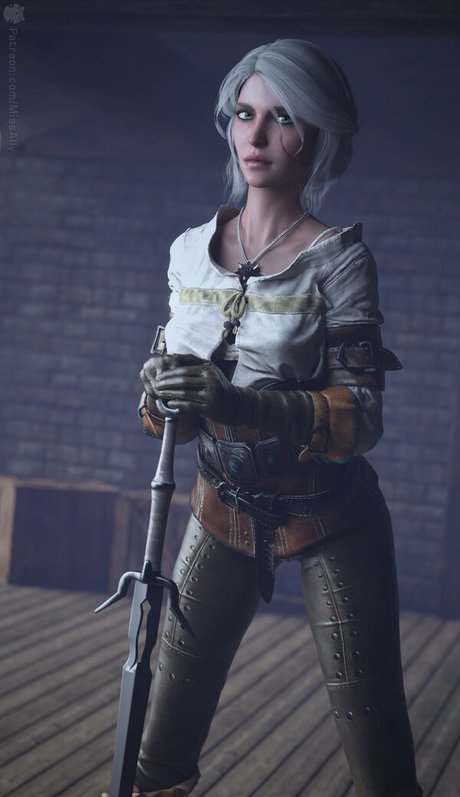 The Witcher model erotic pic