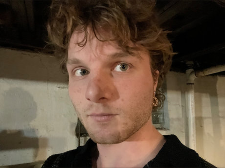 Grey Sweatpants Boy free model pics