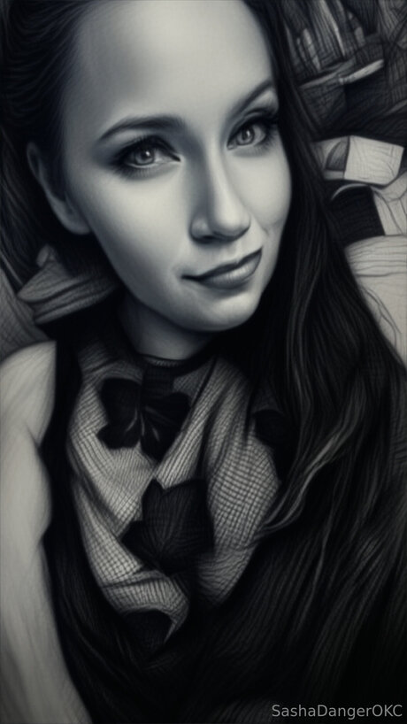 Sasha Danger OKC star hot picture