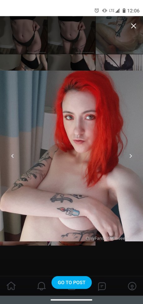 Peach Queen model photo