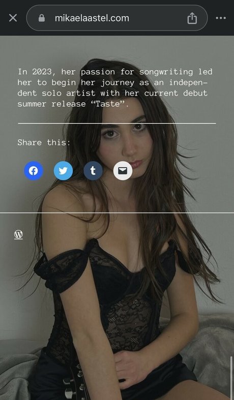 Mikaela Astel naked model images