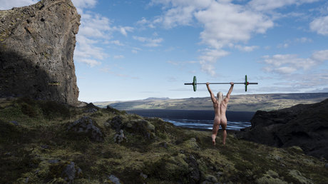 Katrin Davidsdottir model art galleries