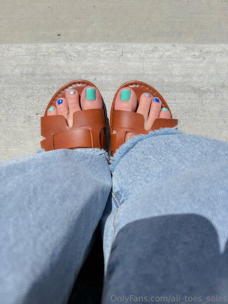 Ali Toes Soles model exclusive pic