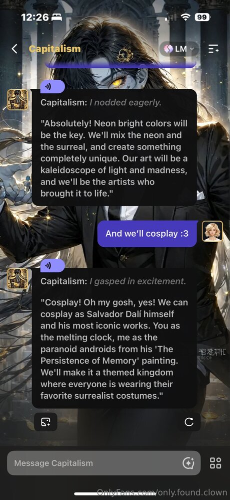 Only Found Clown nice model picture