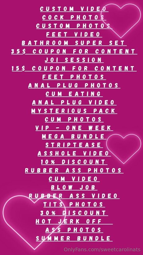 Sweetcarolinats model beautiful pics