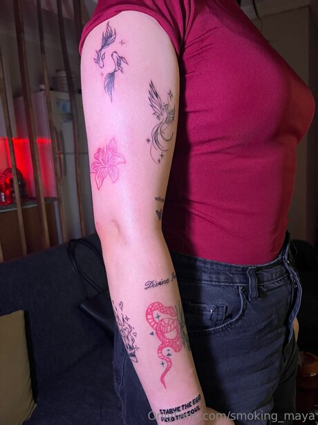 Smoking Maya exclusive pornstar archive