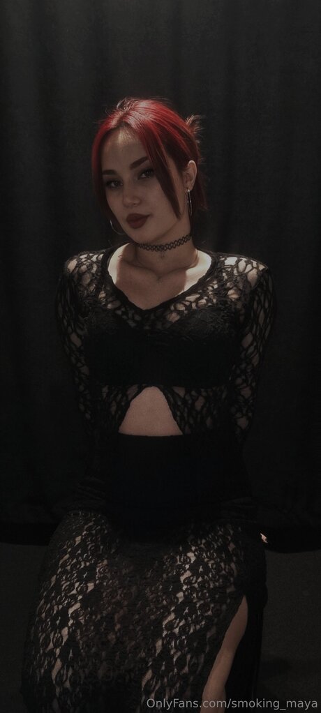 Smoking Maya model hot pictures