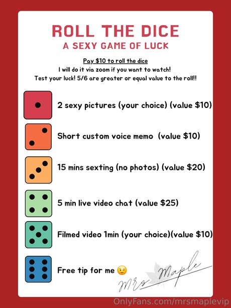 Mrsmaplevip star nudes photos