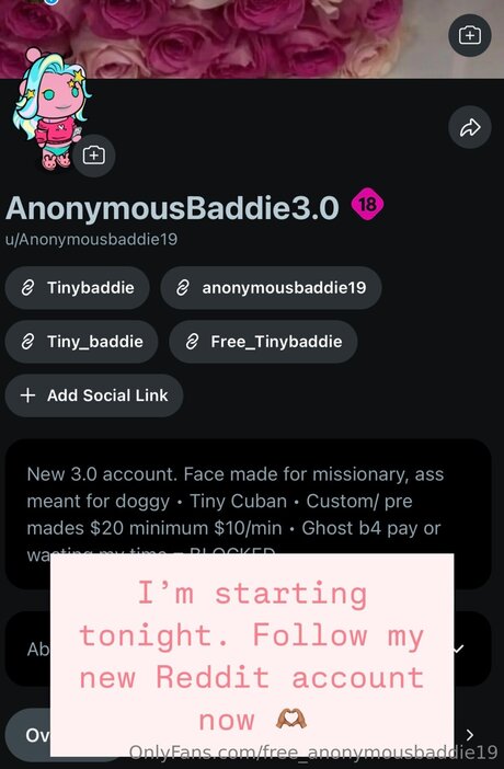 Free Anonymousbaddie19 art model images