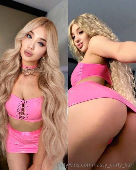 Nasty Curly Kari model pornographic pictures