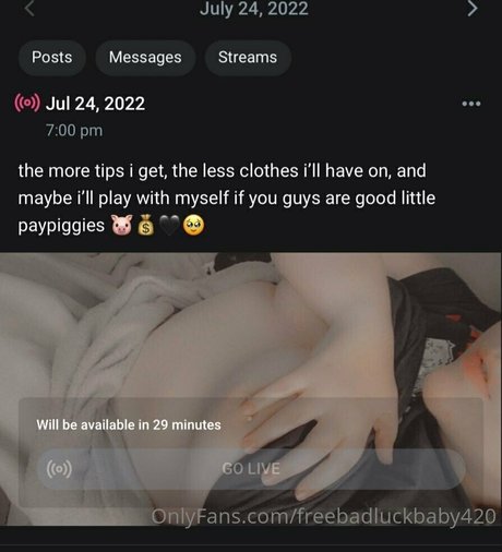 freebadluckbaby420 model pretty image