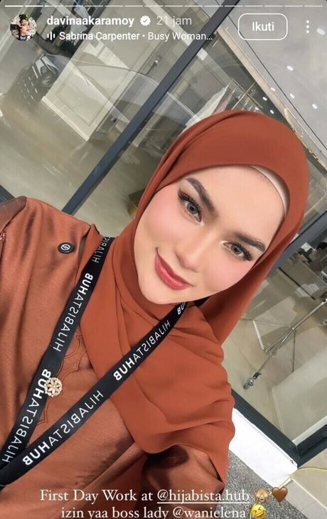 Davina Karamoy exclusive actress pictures