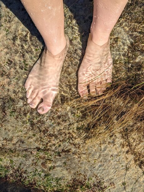 Classy Footsies model beautiful image