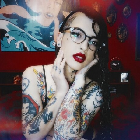 Dark Moon erotic model photo