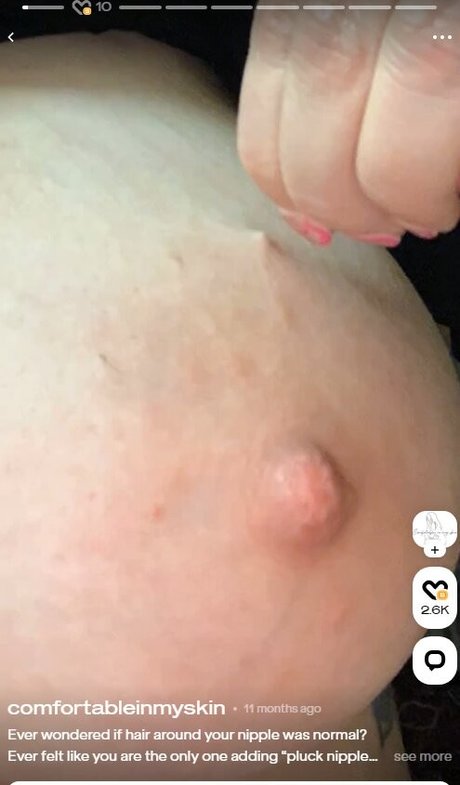 Comfortableinmyskin model pornographic photo