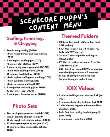 scenecore puppy free pornstar img