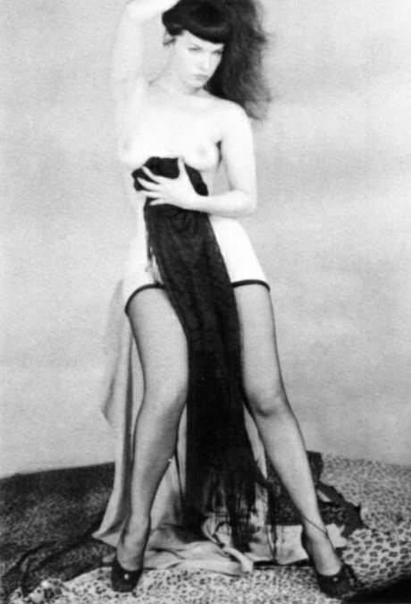 Bettie Page model naked archive