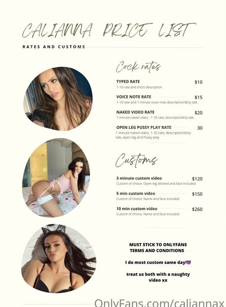 caliannax adult star images